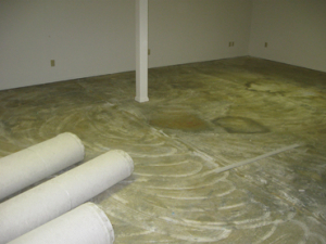 Capet Installation - Before