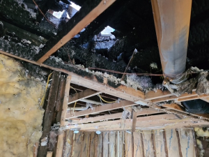 Before - Fire Damage Restoration 